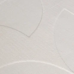Teppich Wohnzimmer - Charm Circles Weiß