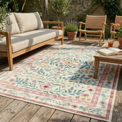 Vintage Gartenteppich - Luana Bunt