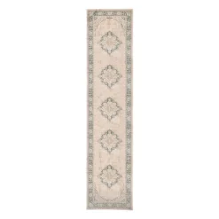 Vintage Läufer - Spring Medaillon Creme Grün