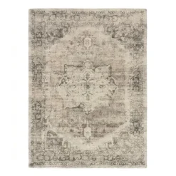 Vintage teppich - Kyra Medaillon Creme