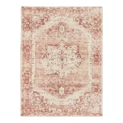 Vintage teppich - Kyra Medaillon Rosa