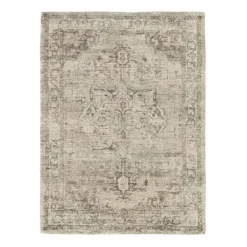 Vintage teppich - Kyra Medaillon Taupe