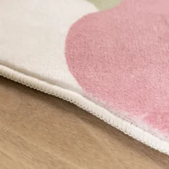 Waschbarer Kinderteppich - Berry Kirschen Rot