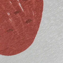 Waschbarer Kinderteppich - Mick Erdbeere Rot