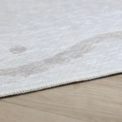 Waschbarer Kinderteppich - Mick Limette Grün
