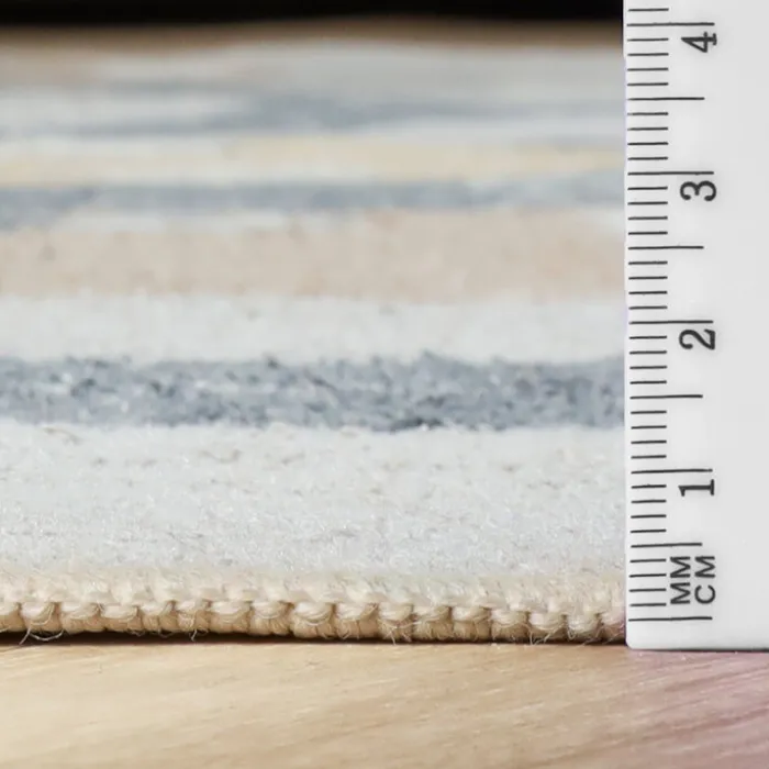 Waschbarer Kinderteppich - Ravi Stars Bunt