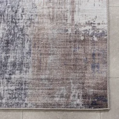 Waschbarer Läufer - Domingo Grunge Taupe Creme