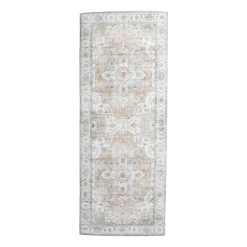Waschbarer Läufer - Domingo Mandala Beige