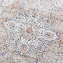 Waschbarer Läufer - Domingo Mandala Beige
