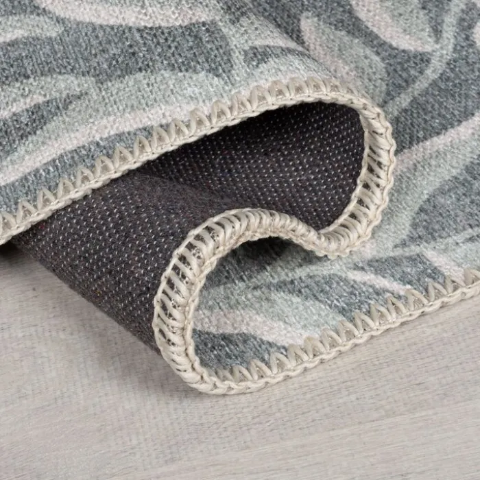 Waschbarer Läufer - Reido Leaves Grün - 60x230cm