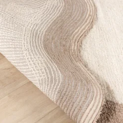 Waschbarer Läufer - Hazy Beige Creme
