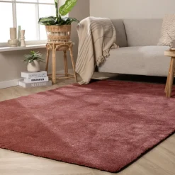 Waschbarer Teppich - Clean Rosa