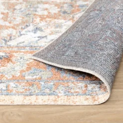 Waschbarer Teppich - Nova Medaillon Terra