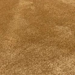 Waschbarer Teppich Rund - Clean Gold