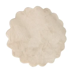 Waschbarer Teppich Rund - Puck Beige