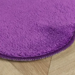 Waschbarer Teppich Rund - Puck Lila