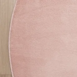 Waschbarer Teppich Rund - Vivid Rosa