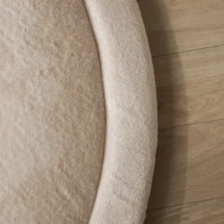 Waschbare Spielmatte Rund - Flo Beige