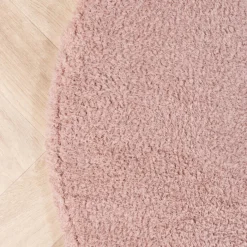 Weicher organischer Teppich – Teddy Rosa