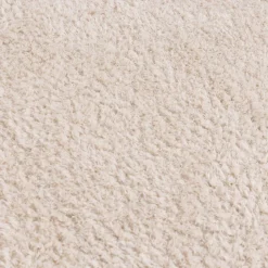 Weicher runder Teppich – Teddy Creme