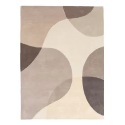 Wollteppich Abstrakt - Clarice Braun Beige