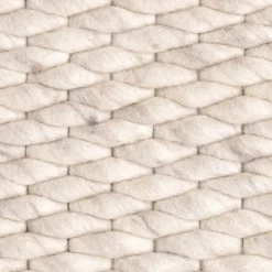 Wollteppich - Brilliant Creme Weiß