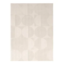 Wollteppich - Giselle Circles Creme