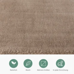 Wollteppich - Giselle Circles Beige