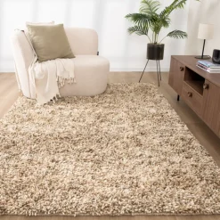 Wollteppich Hochflor - Elin Beige