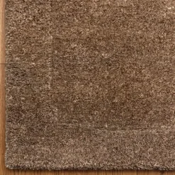 Wollteppich - Isara Border Braun