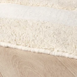 Wollteppich - Judith Border Creme