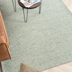 Wollteppich - Melange Mint