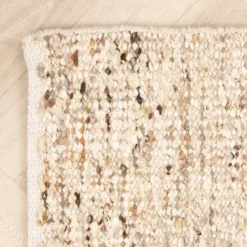 Wollteppich - Nero Beige Meliert
