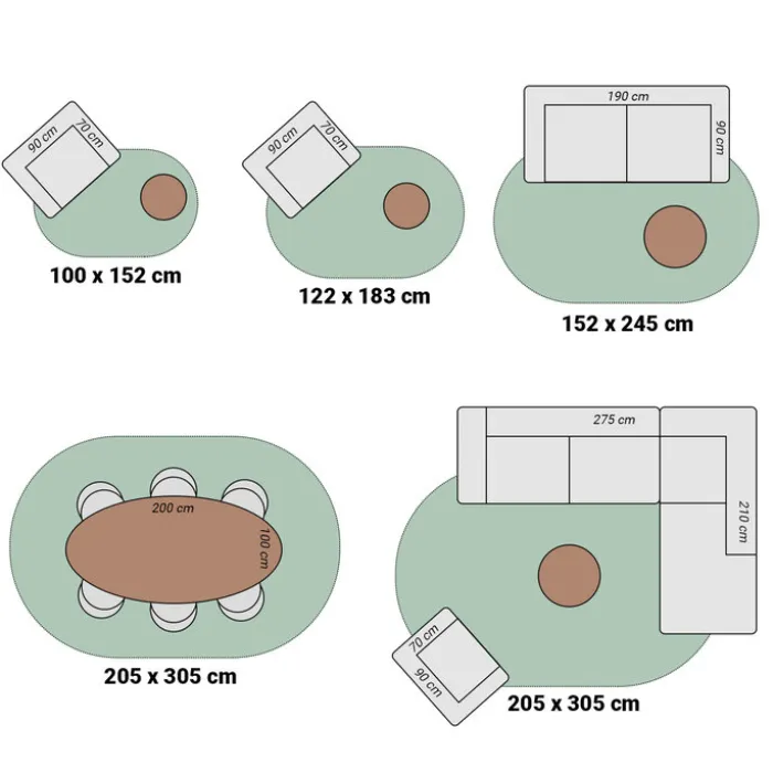 Wollteppich Organisch - Bliss Beige Braun