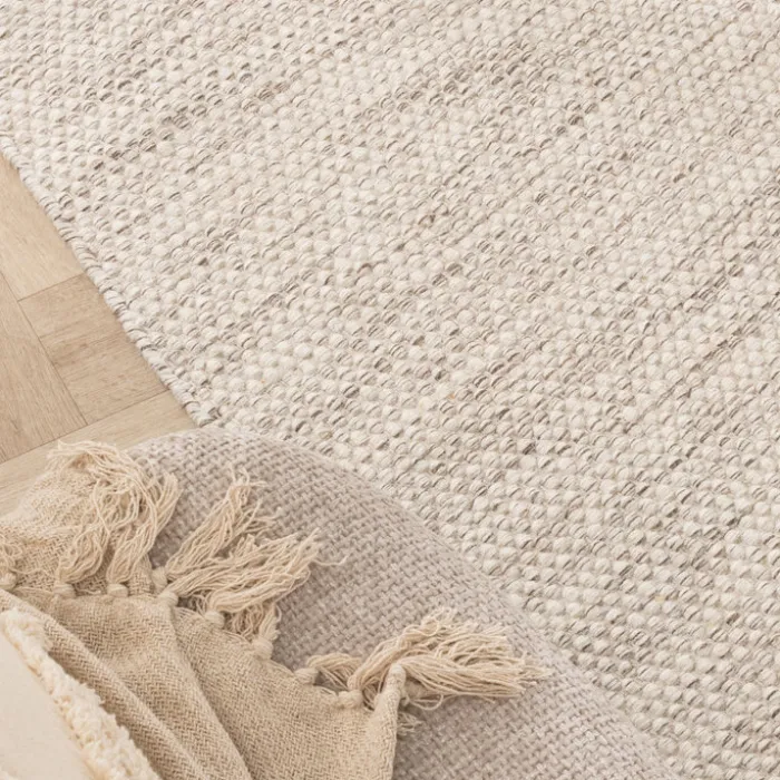 Wollteppich Organisch - Bliss Beige Meliert