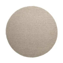 Wollteppich Rund - Bliss Beige Braun