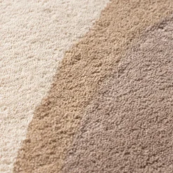 Wollteppich Rund - Vienna Beige