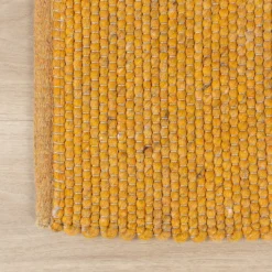 Wollteppich - Wise Gelb Orange 378